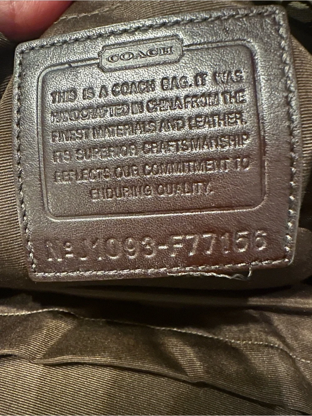 Coach iconic canvas